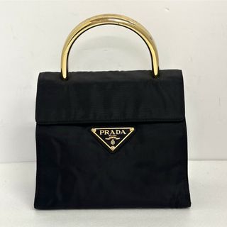 プラダ(PRADA)の【美品】PRADA ナイロン ハンドバッグ 白タグ あり(ハンドバッグ)