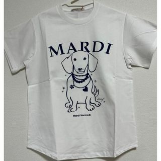 新品　Mardi Mercrediマルディメクルディ Tシャツ　ホワイトネイビー(Tシャツ(半袖/袖なし))