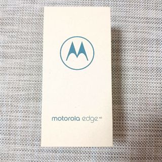 モトローラ(Motorola)の新品　MOTOROLA モトローラエッジ40　イクリプスブラック　8GB 256(スマートフォン本体)