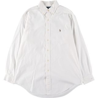 ラルフローレン(Ralph Lauren)の古着 ラルフローレン RALPH LAUREN YARMOUTH 長袖 ボタンダウンシャツ メンズL /eaa452475(シャツ)