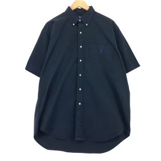 ラルフローレン(Ralph Lauren)の古着 ラルフローレン Ralph Lauren BLAKE 半袖 ボタンダウンシャツ メンズL /eaa453216(シャツ)