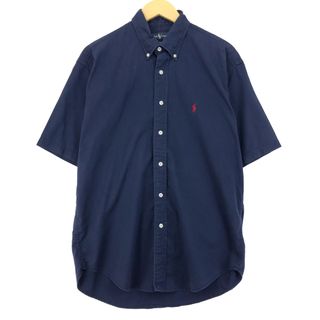 ラルフローレン(Ralph Lauren)の古着 ラルフローレン Ralph Lauren BLAKE 半袖 ボタンダウンシャツ メンズM /eaa453222(シャツ)