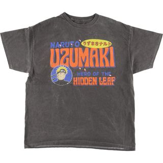 古着 00年代 NARUTO ナルト疾風伝 キャラクタープリントTシャツ メンズXL /eaa453942(Tシャツ/カットソー(半袖/袖なし))