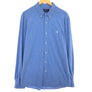 ラルフローレン(Ralph Lauren)の古着 ラルフローレン Ralph Lauren POLO RALPH LAUREN 長袖 ボタンダウンシャツ メンズL /eaa452480(シャツ)