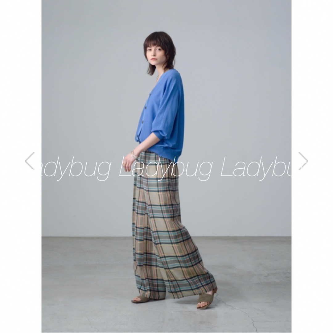 ebure - 新品◇エブールebure◇タータン シルク オーガンジー ebure - 新品◇エブールebure◇タータン シルク オーガンジー