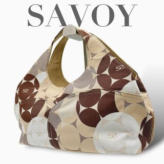 SAVOY - SAVOY サボイ ハンドバッグ キャンバス Q082