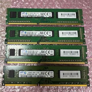 サムスン(SAMSUNG)のSAMSUNG デスクトップPC用メモリー PC3L-12800U 4GB×4枚(PCパーツ)