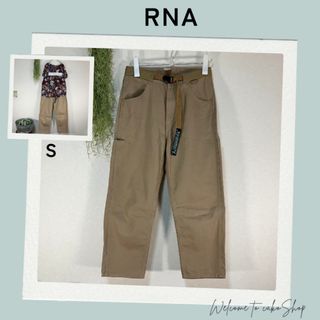 アールエヌエー(RNA)の美品》アールエヌエー　RNA　カラーコンビペグ　ワークパンツ　ペグトップパンツＳ(ワークパンツ/カーゴパンツ)