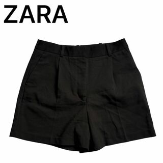 ザラ ZARA ショートパンツ 黒 ブラック(ショートパンツ)