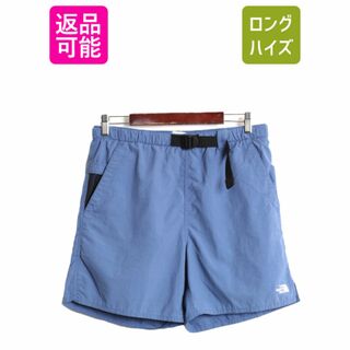 ザノースフェイス(THE NORTH FACE)のノースフェイス ナイロン ショートパンツ メンズ S / 古着 The North Face アウトドア ショーツ 短パン 半パン スイム 海パン 水陸両用 青(ショートパンツ)