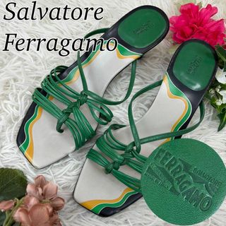 Salvatore Ferragamo - A681 サルヴァトーレフェラガモ レディース サンダル 24cm 7