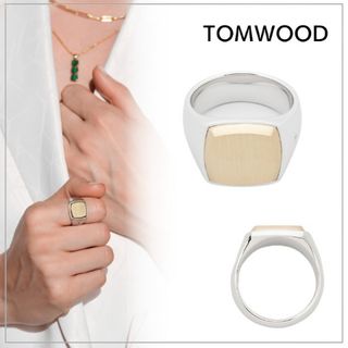 TOM WOOD - 【TOM WOOD(トムウッド)】 Cushion Gold Top リング