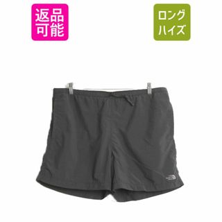 ザノースフェイス(THE NORTH FACE)のノースフェイス ナイロン ショートパンツ レディース XL / The North Face ショーツ 短パン 半パン 海パン 大きいサイズ 水陸両用 ブラック(ショートパンツ)