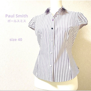 ポールスミス(Paul Smith)のPaul Smith BLACK LABELポールスミス 半袖ストライプシャツ(シャツ/ブラウス(半袖/袖なし))