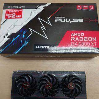 エーエムディー(AMD)のSAPPHIRE PULSE AMD REDEON RX6800XT(PC周辺機器)