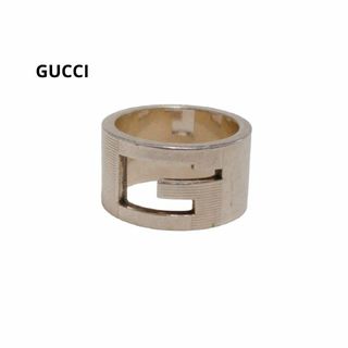 グッチ(Gucci)の定番人気　GUCCI　リング　シルバー925 12号　Gロゴ　太めリング(リング(指輪))