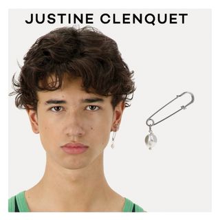 ジュスティーヌクランケ(JUSTINE CLENQUET)のジュスティーヌクランケ　チェルシー　安全ピン　ピアス(ピアス)