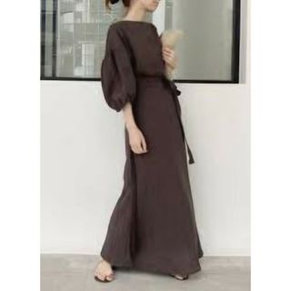 アパルトモンドゥーズィエムクラス(L'Appartement DEUXIEME CLASSE)のl'appartement　Linen Madam Dress(ロングワンピース/マキシワンピース)