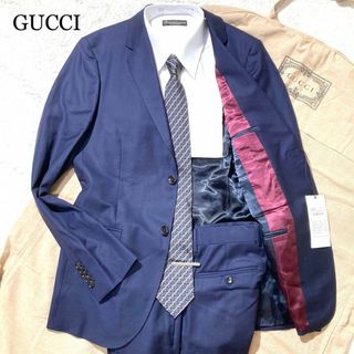 グッチ(Gucci)の【タグ付き☆新品未使用☆現行】GUCCI グッチ スーツ ネイビー 46R(その他)