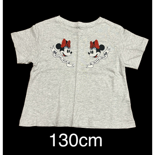 ユニクロ(UNIQLO)の美品☆UNIQLO☆ミニー☆130☆半袖Tシャツ(Tシャツ/カットソー)
