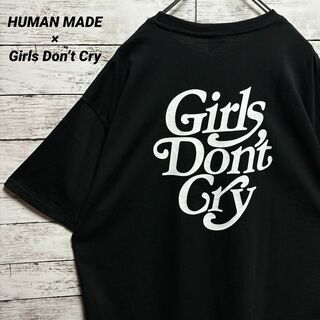 HUMAN MADE - a242【美品】ヒューマンメイド×ガールズドントクライ　両面ロゴ 　半袖Tシャツ