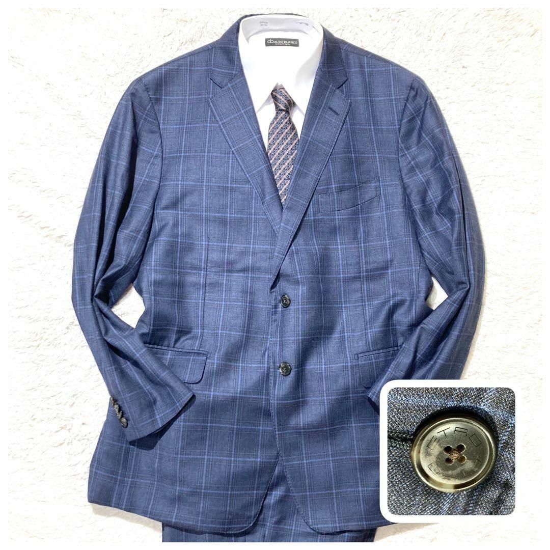 ETRO - 【未使用級】ETRO エトロ オーダメイド スーツ ネイビー ETRO - 【未使用級】ETRO エトロ オーダメイド スーツ ネイビー