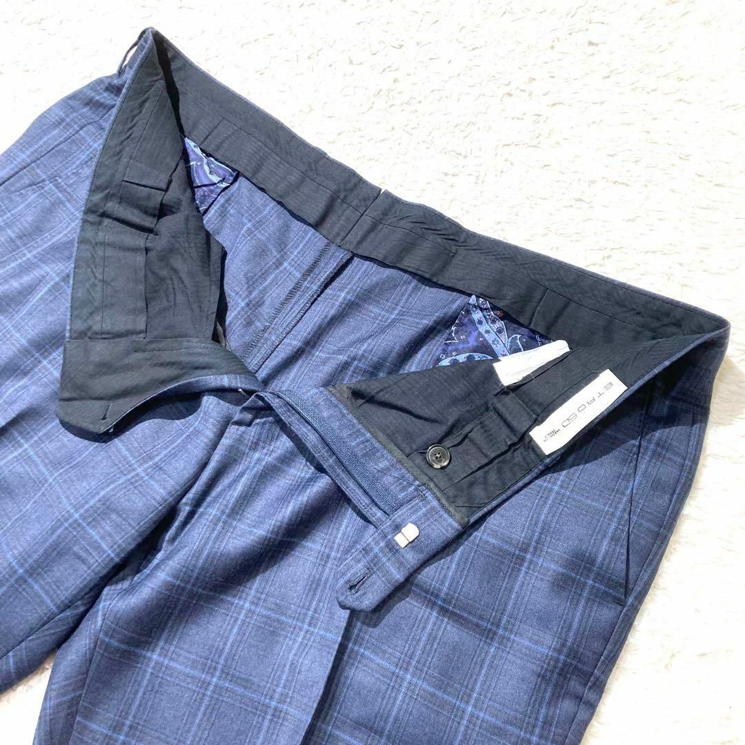 ETRO - 【未使用級】ETRO エトロ オーダメイド スーツ ネイビー ETRO - 【未使用級】ETRO エトロ オーダメイド スーツ ネイビー