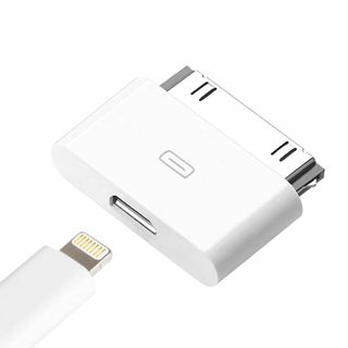 【人気商品】IOSからphone4/4SのDOCKへ変換コネクタ　データ伝送　8(PC周辺機器)