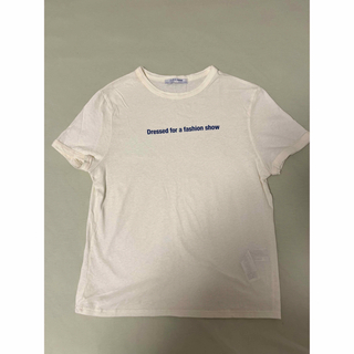 ザラ(ZARA)のZARA 半袖Tシャツ　ロゴ　レディース(Tシャツ(半袖/袖なし))