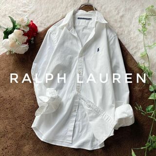 ラルフローレン(Ralph Lauren)のラルフローレン　ピュアコットン　長袖シャツ　ブラウス　ロゴ刺繍　大きいサイズ13(シャツ/ブラウス(長袖/七分))