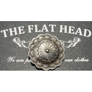 フラットヘッド(THE FLAT HEAD)のTHE FLAT HEAD シルバーコンチョ　定価25000円(長財布)