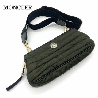 MONCLER - 【未使用級】モンクレール ショルダーバッグ カーキ キルティング ELIANNE