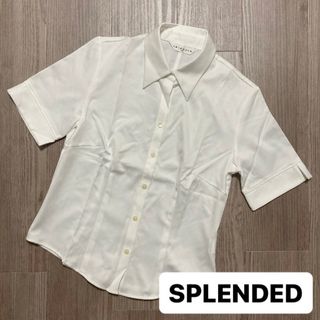 SPLENDED 半袖 白シャツ(シャツ/ブラウス(半袖/袖なし))