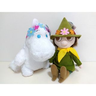 MOOMIN - MOOMIN ムーミンSLサイズぬいぐるみ　 ムーミン＆スナフキン 花冠