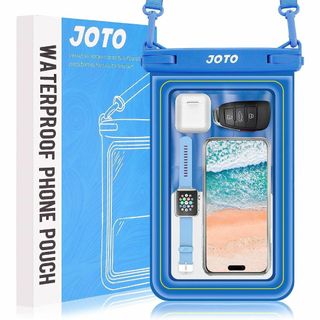 【色: ブルー】JOTO 防水ケース 水に浮く 大容量ドライバッグ IP68認定(その他)