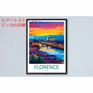 mz ポスター A3 (A4も可) フィレンツェ旅行 ウォールアート フィレンツ(印刷物)