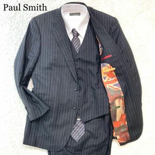 ポールスミス(Paul Smith)の【未使用級】Paul Smith スリーピース グレー ストライプ 総柄 M2(その他)