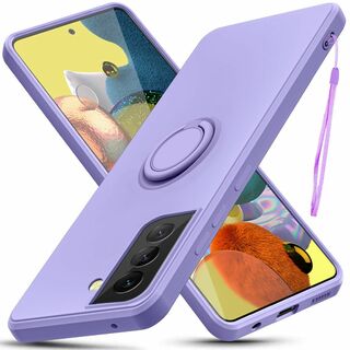 【サイズ:SamsungGalaxyS21_色:紫】Galaxy S21 ケース(その他)