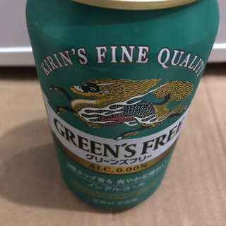 「キリンビール Ｎキリン　グリーンズフリー３５０ｍｌ缶」1本(ビール)