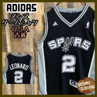 アディダス(adidas)のアディダス NBA ゲームシャツ サンアントニオ・スパーズ ロゴ USA古着(Tシャツ/カットソー(半袖/袖なし))