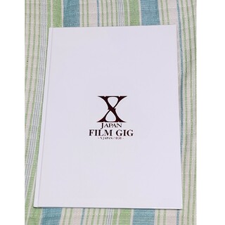 X JAPAN-FILM-GIG'02パンフ白(新品同様)(ミュージシャン)