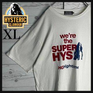 ヒステリックグラマー(HYSTERIC GLAMOUR)の【人気モデルXL】ヒステリックグラマー ヒスガール ビッグロゴ 即完売 Tシャツ(Tシャツ/カットソー(半袖/袖なし))