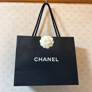 CHANEL - CHANEL/シャネル カメリア付き ショッパー・紙袋