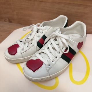 グッチ(Gucci)の♡ GUCCI ハート スニーカー ♡(スニーカー)