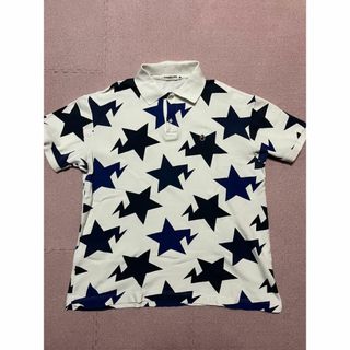 アベイシングエイプ(A BATHING APE)のbape sta star polo NFS ベイプ　エイプ　スター　ポロシャツ(ポロシャツ)