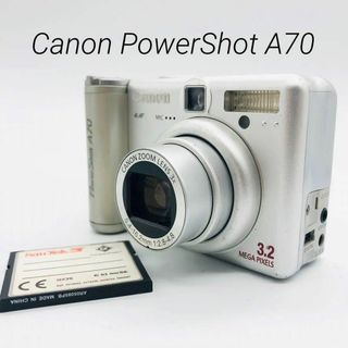 【完動品】Canon PowerShot A70 デジタルカメラ 動作確認済み(コンパクトデジタルカメラ)