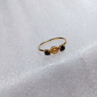 black 2point ring(リング(指輪))