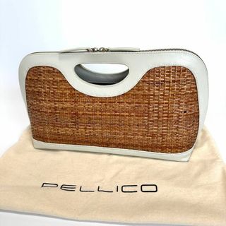 ペリーコ(PELLICO)のPELLICO ペリーコ　カゴバッグ　クラッチ　クラッチバッグ　かご(かごバッグ/ストローバッグ)