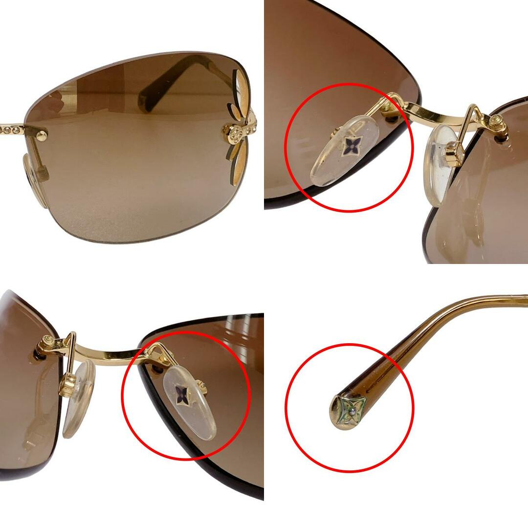 LOUIS VUITTON リリーストラス サングラス Z0543U LOUIS VUITTON - ルイヴィトン Z0543U サングラス ブラウン