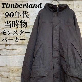 ティンバーランド(Timberland)の【w97】USA古着90sティンバーランド刺繍ロゴモンスターパーカージャケット(その他)